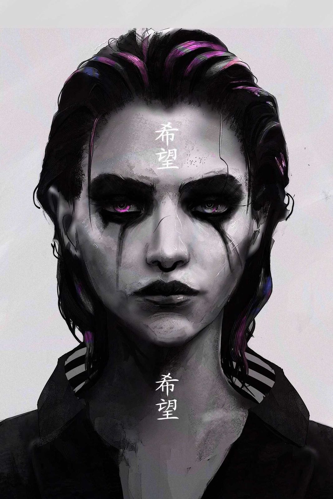Digital portrait painting