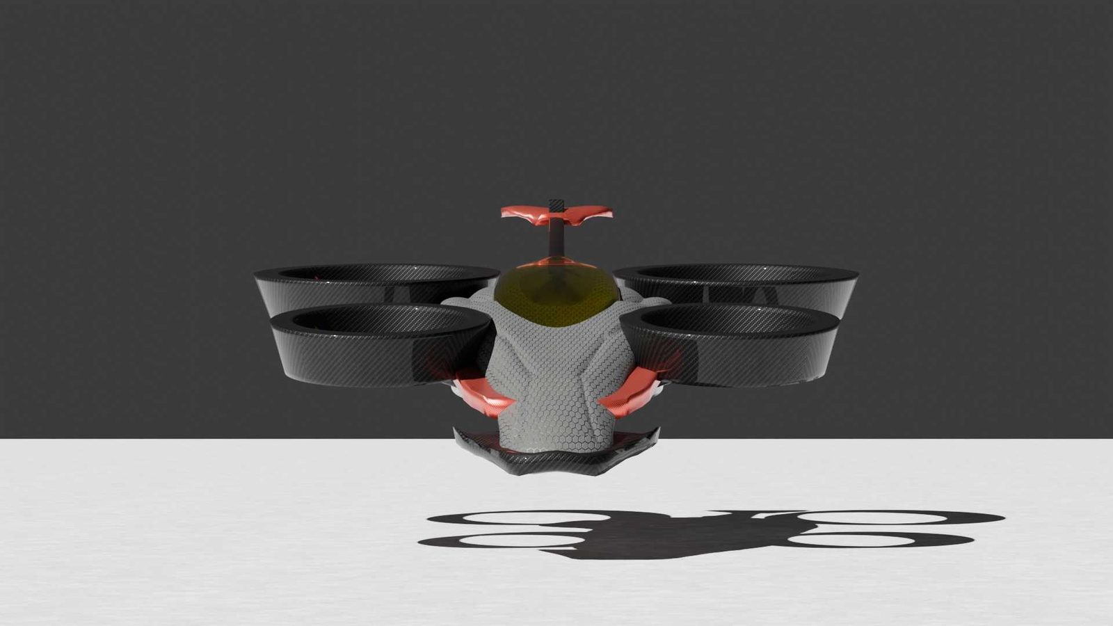 AIRFOIL drone on landing pad
