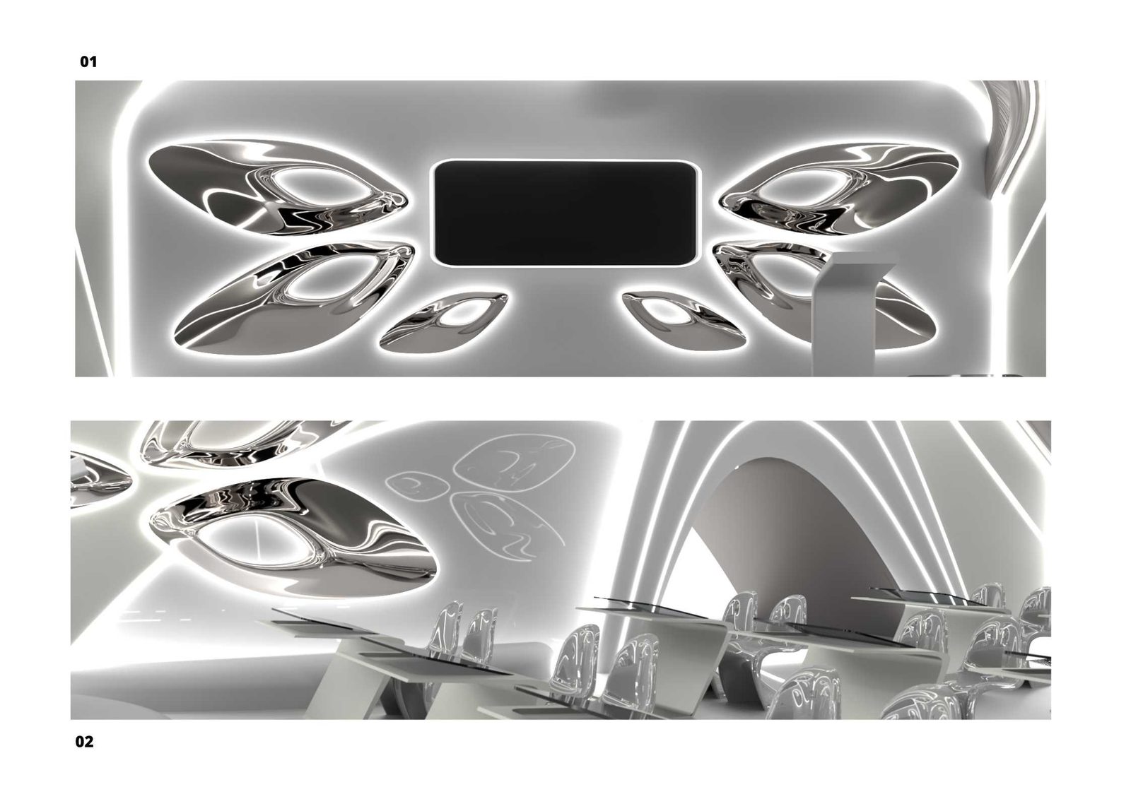 Orica Blu ceiling system