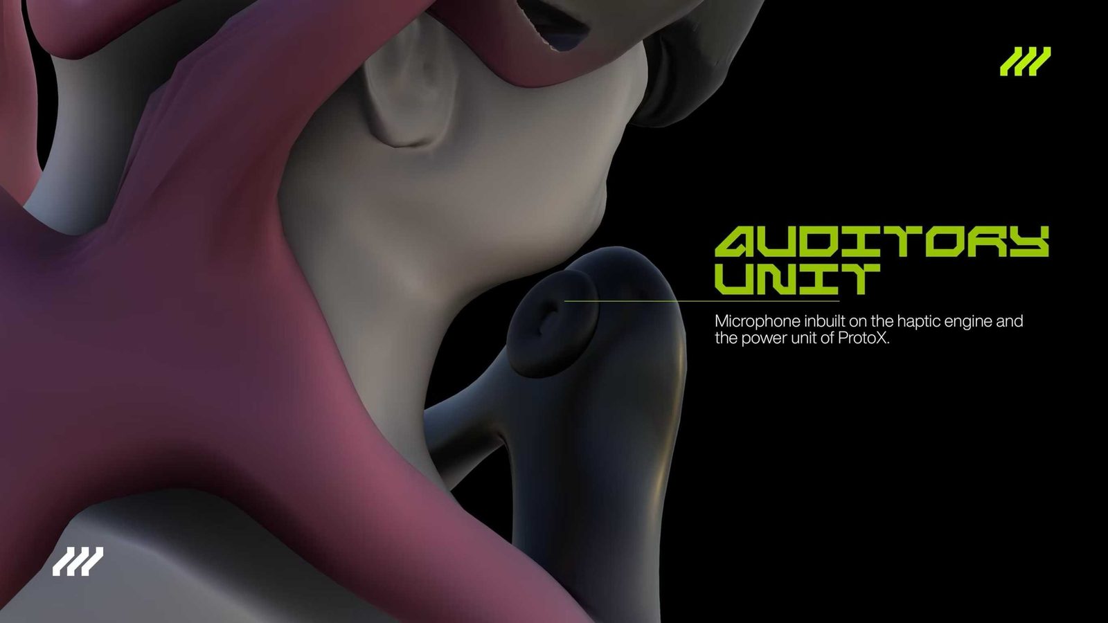 PROTO-X auditory unit detail
