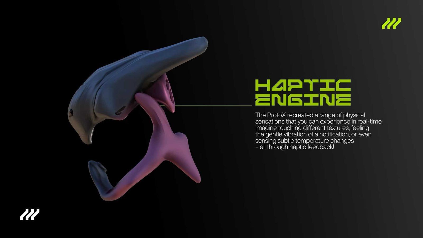 PROTO-X haptic engine render