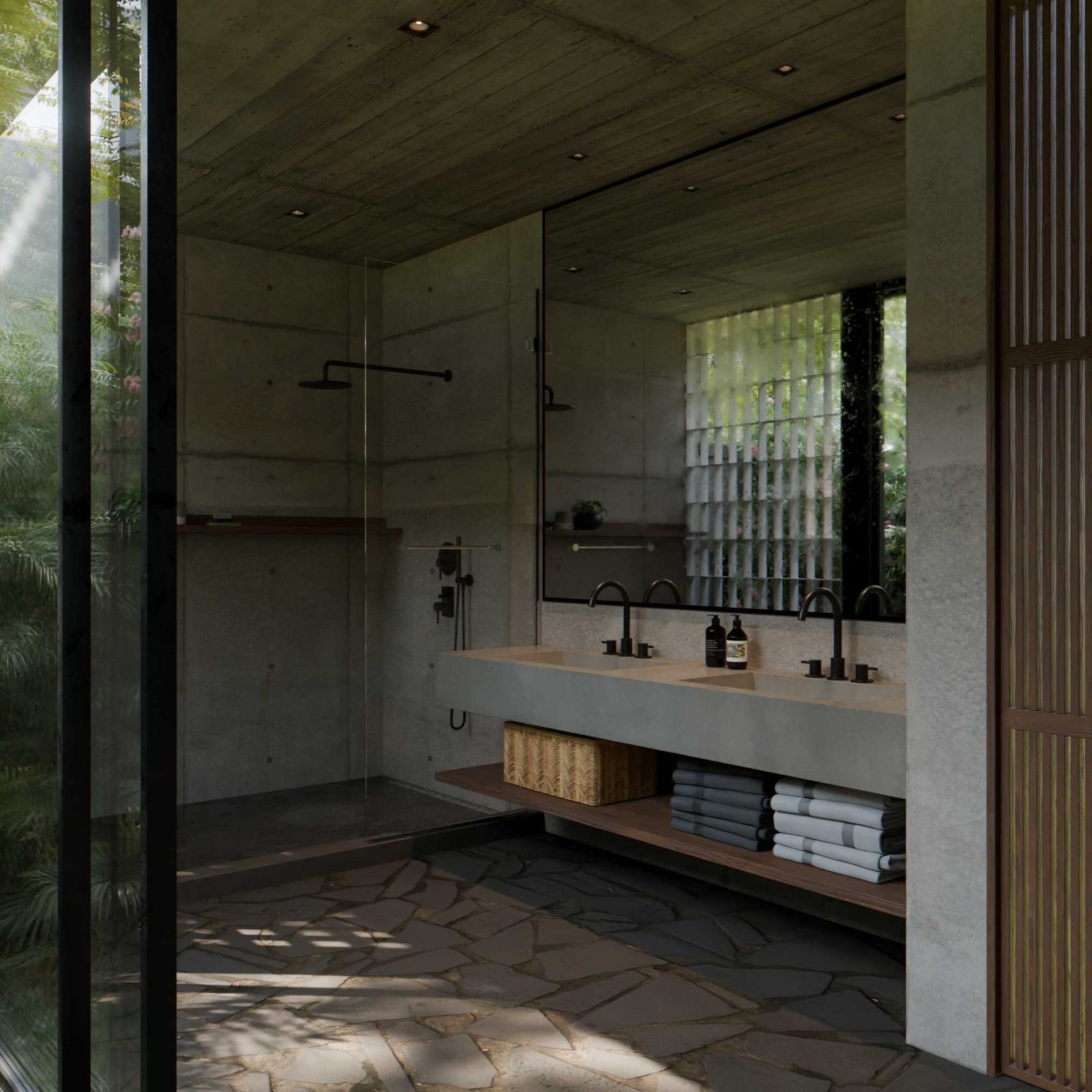 The Vaanam bathroom